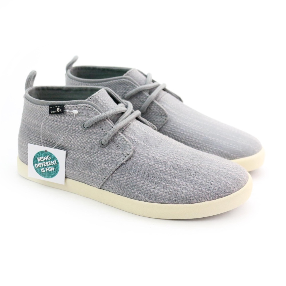 Sanuk Cargo TX Grey Chukka Shoes NEW!
